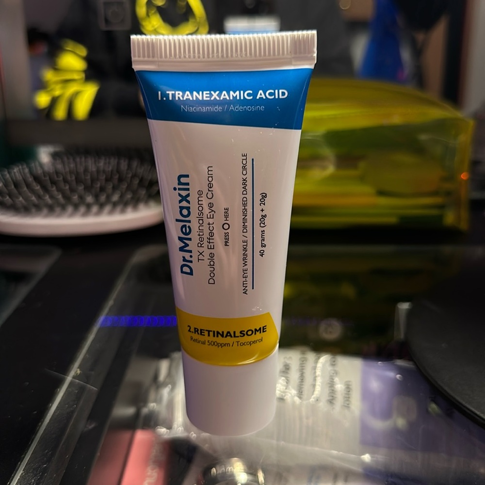 Dr. Melaxin TX retinol sum double affect eye cream